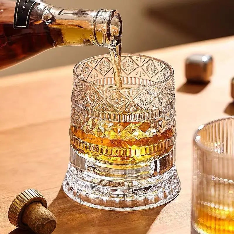 Luminous Rotating Whiskey Glass